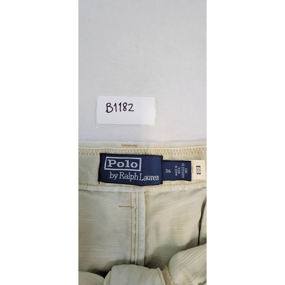 Polo Ralph Lauren Khaki Cotton Twill Shorts Women's Size 36 - Picture 3 of 5
